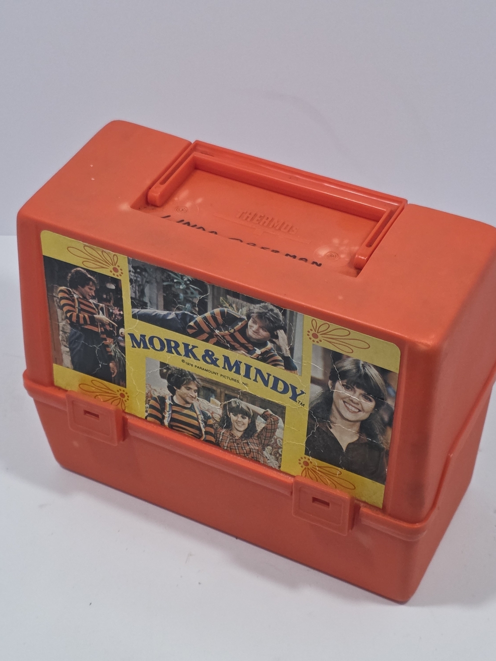Vintage 1978 Mork & Mindy Thermos Plastic Lunch Box Robin Williams Canada